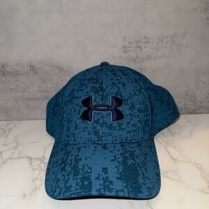 Under Armour Teal  Print Baseball Cap